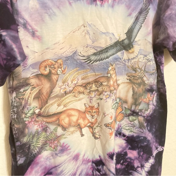 Chapman Graphics vintage tie dye forest animal tee - Picture 7 of 13